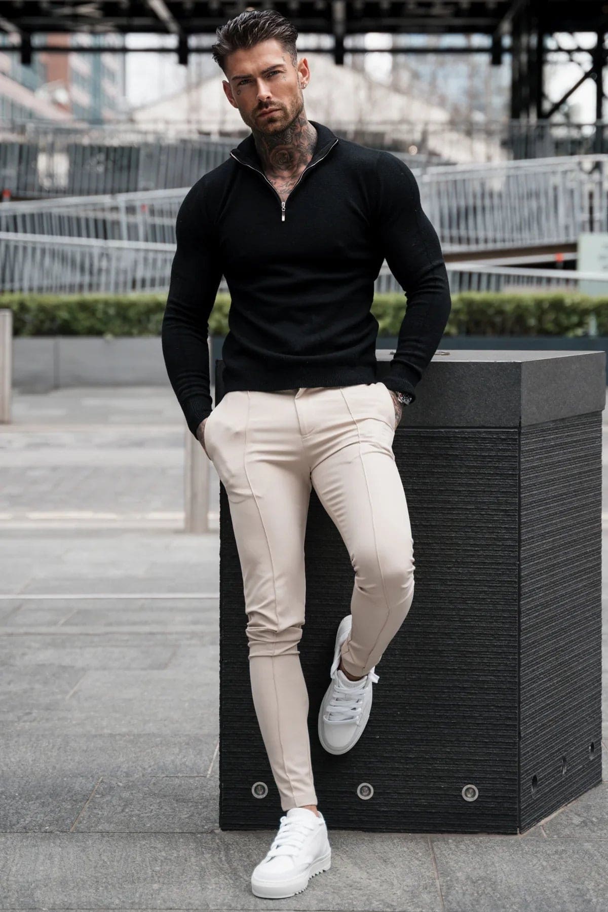Pantalón Social Italian - Flexible y Transpirable